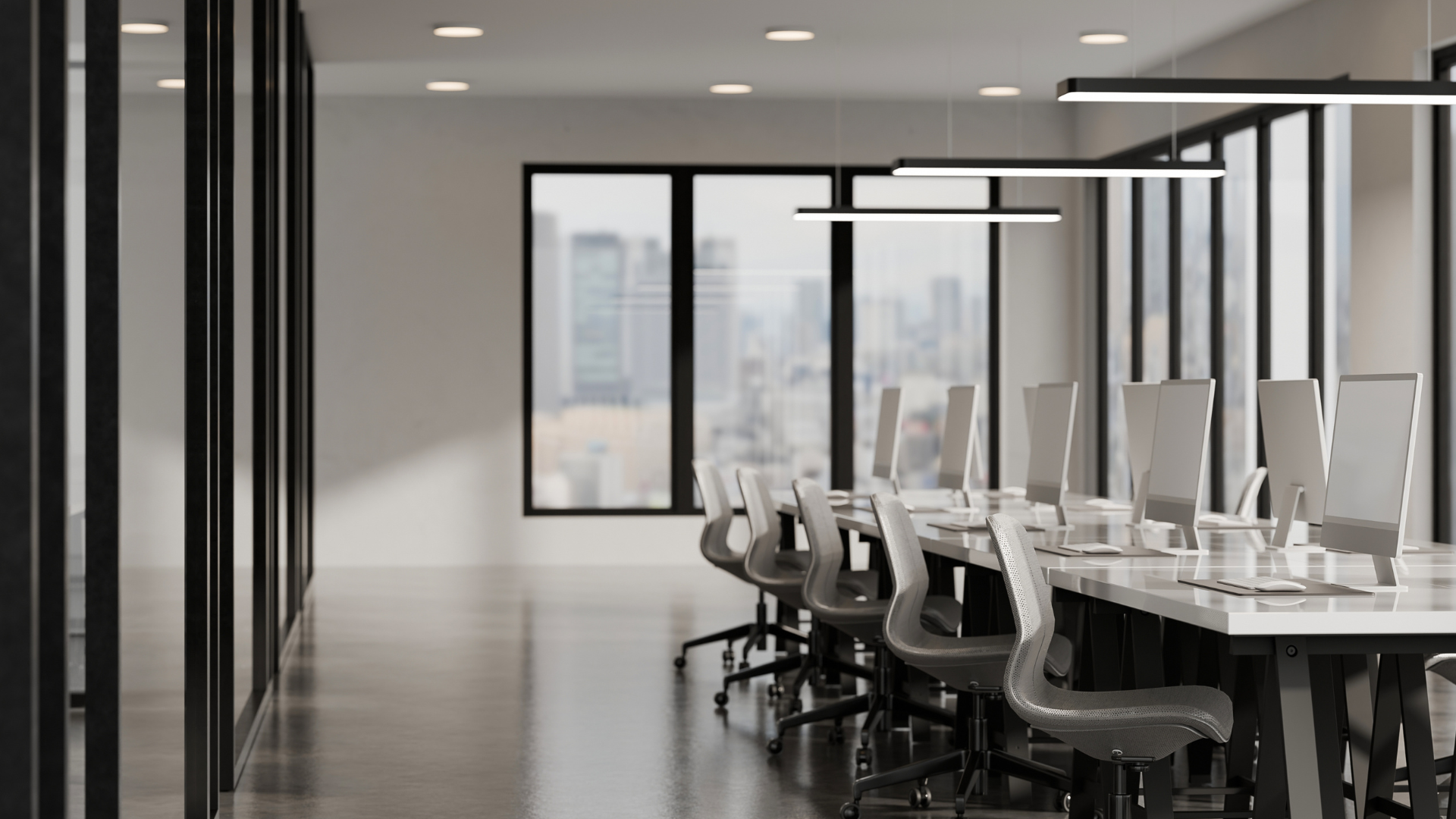 スタイリッシュなオフィス空間のイメージ